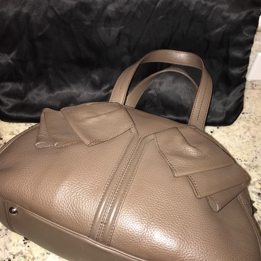 YSL Yves Saint Laurent Brown Leather Sac Y Bag